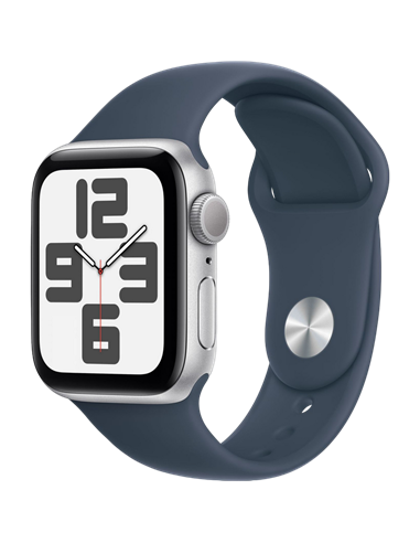 Ceas inteligent Apple Watch SE 2, 44mm, Storm Blue | Silver