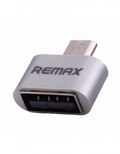 3in1 - 2in1 - iPhone 4 - Samsung Tab Remax micro OTG USB Adapter Silver