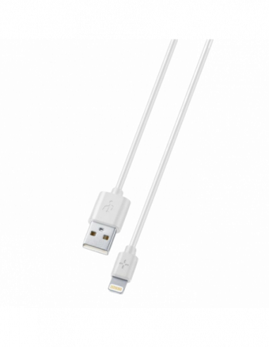 Cablu Lightning to USB Lightning Cable Ploos, MFI, 1M, White