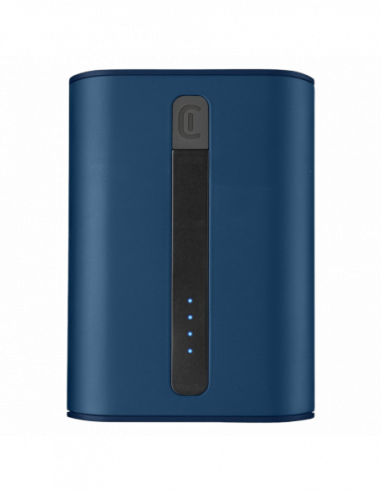 Baterii externe portabile Power Bank Cellularline 10000mAh, PD Thunder, Blue
