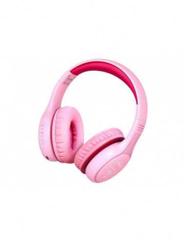 Căști XO XO Bluetooth Headphones Kids, BE26 stereo, Pink
