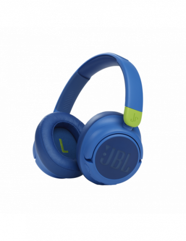 Căști Headphones Bluetooth JBL Headphones Bluetooth JBL JR460NC, Kids On-ear, Blue