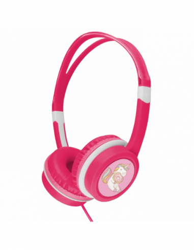 Căști Gembird Kids headphones with volume limiter, Pink, Gembird, MHP-JR-PK