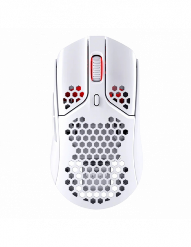 Игровые мыши HyperX Gaming Wireless Mouse HyperX Pulsefire Haste, 16k dpi, 6 buttons, 450IPS, 40G, 62g, 100h, Ambidextrous, Onbo