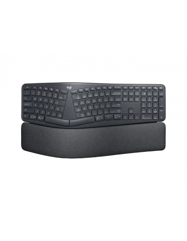 Клавиатуры Logitech Wireless Keyboard Logitech ERGO K860, Curved keyframe, Split layout, Ultra precise typing, Wrist rest, 2xAAA