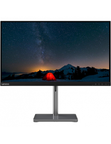 28,5" Монитор Lenovo L28u-35, IPS 3840x2160 4K UHD, Чёрный | Серебристый