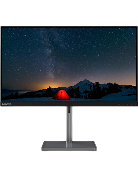 28,5" Монитор Lenovo L28u-35, IPS 3840x2160 4K UHD, Чёрный | Серебристый