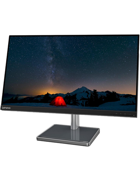 28,5" Monitor Lenovo L28u-35, IPS 3840x2160 4K UHD, Negru | Argintiu