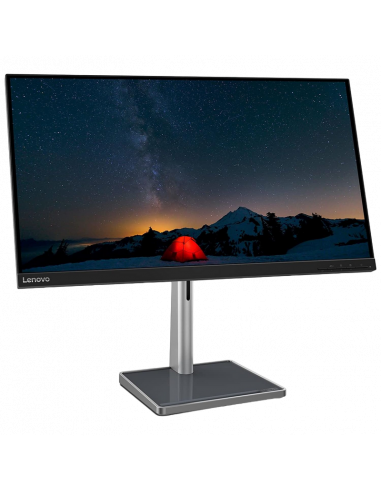 28,5" Монитор Lenovo L28u-35, IPS 3840x2160 4K UHD, Чёрный | Серебристый