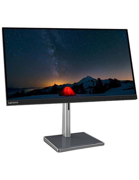 28,5" Монитор Lenovo L28u-35, IPS 3840x2160 4K UHD, Чёрный | Серебристый