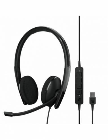 Sennheiser Căști telefonice pentru call center Headset EPOS ADAPT 160 USB II, microphone with noise canceling