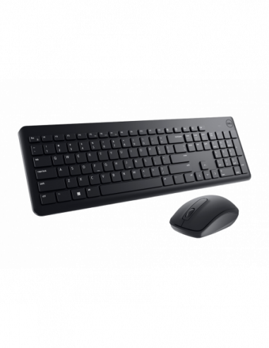 Tastaturi Dell Wireless Keyboard amp- Mouse Dell KM3322, Multimedia keys, Sleek lines, Compact size, Russian, Black