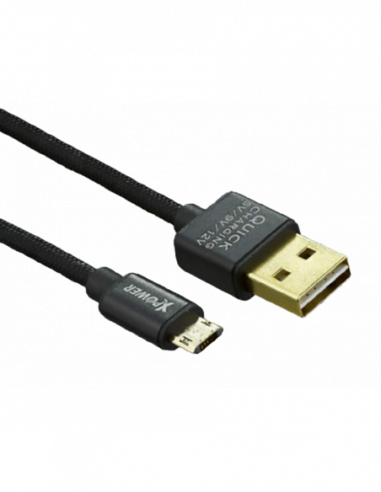 Кабель Micro to USB Micro-USB Cable Xpower, Speed Cable, Black