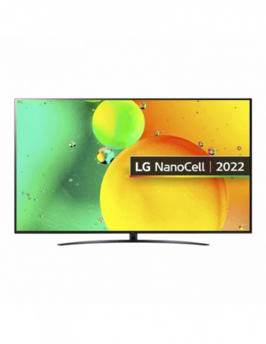 Телевизоры 65 LED SMART TV LG 65NANO766QA, Nanocell, 3840 x 2160, webOS, Black