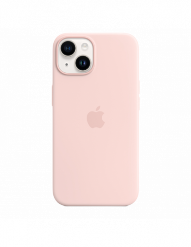 Apple Original iPhone Original iPhone 14 Silicone Case with MagSafe - Chalk Pink, Model A2910