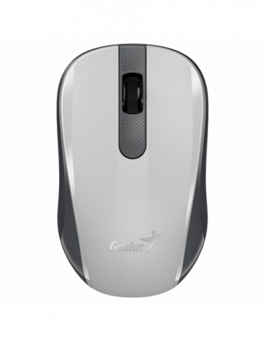 Мыши Genius Wireless Mouse Genius NX-8008S, 1200 dpi, 3 buttons, Ambidextrous, Silent, BlueEye, 1xAA, GreyWhite