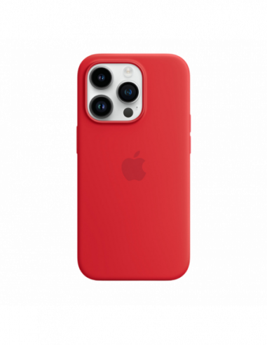 Apple Original iPhone Original iPhone 14 Pro Silicone Case with MagSafe - (PRODUCT)RED, Model A2912