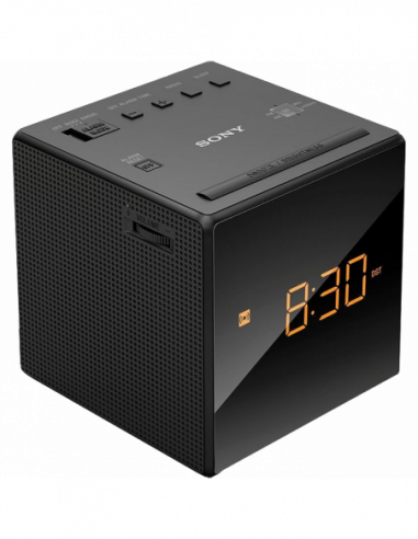 Boxe portabile radio cu ceas SONY ICF-C1, Black, Clock Radio, AMFM
