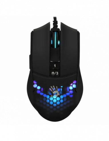 Игровые мыши Bloody Gaming Mouse Bloody L65 Max, 100-12000 dpi, 7 buttons, 250 IPS, 35G, 78g, Ambidextrous, Programmable, Onboar