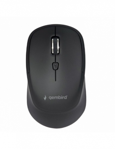 Мыши Gembird Wireless Mouse Gembird MUSW-4B-05, 800-1600 dpi, 4 buttons, Ambidextrous, 1xAA, Black