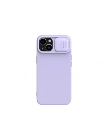 Huse Nillkin Altele Nillkin Apple iPhone 14, CamShield Silky Silicone Case, Misty Purple