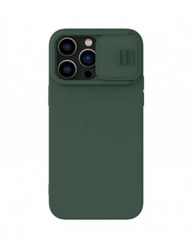 Huse Nillkin Altele Nillkin Apple iPhone 14 Pro, CamShield Silky Silicone Case, Mist Green