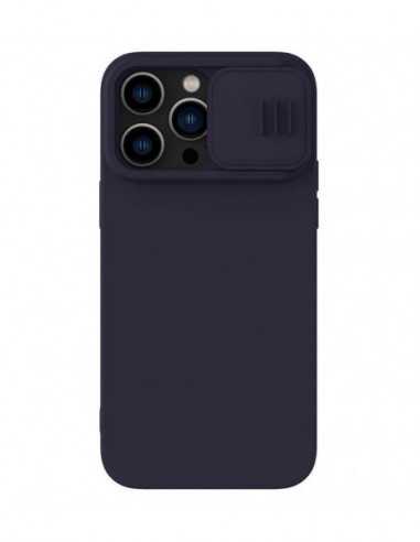 Huse Nillkin Altele Nillkin Apple iPhone 14 Pro, CamShield Silky Silicone Case, Dark Purple