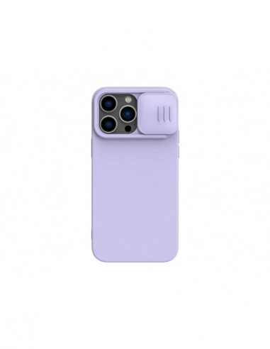 Huse Nillkin Altele Nillkin Apple iPhone 14 Pro, CamShield Silky Silicone Case, Misty Purple