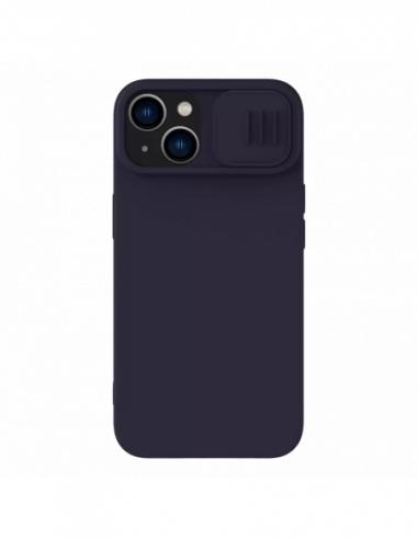 Huse Nillkin Altele Nillkin Apple iPhone 14 Plus, CamShield Silky Silicone Case, Dark Purple