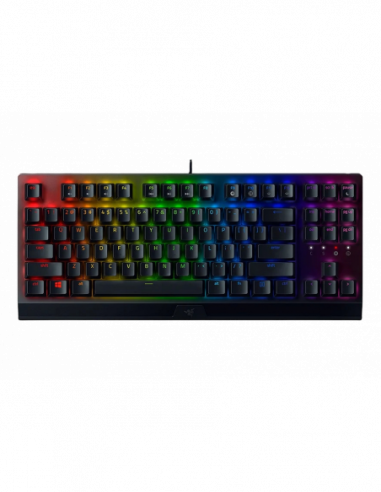 Tastaturi pentru jocuri Razer Gaming Keyboard Razer BlackWidow V3 Tenkeyless, Tactile SW, 80M, Aluminum top, N-key roll-over, An