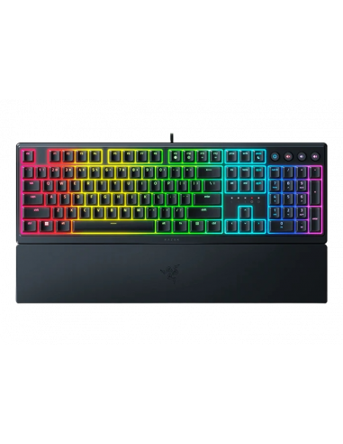 Игровые клавиатуры Razer Gaming Keyboard Razer Ornata V3, Mecha-membrane, Silent, Low-profile Keys, UV-coated Keycaps, Media Con