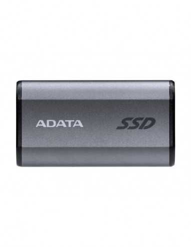 Unitate SSD externă portabilă USB3.0 .500GB ADATA Portable Elite SSD SE880 Titanium, USB-C 3.2 (64.8x35x12.3mm, 31g, RW:20002000