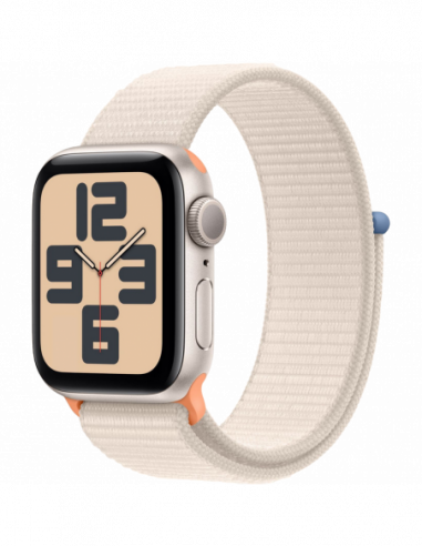 Нательные устройства Apple Apple Watch SE 2 40mm Aluminum Case with Starlight Sport Loop, MR9W3 GPS, Starlight