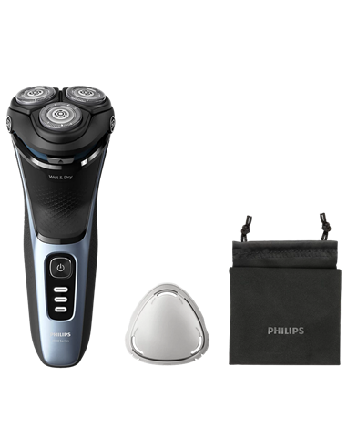 Электробритва мужская Philips S3243/12, Синий | Чёрный