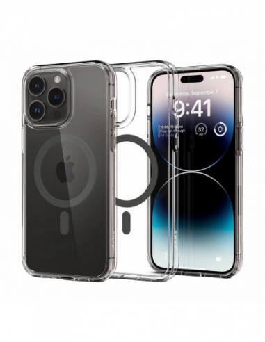Huse Spigen Spigen iPhone 14 Pro, Ultra Hybrid Mag Magsafe, Graphite