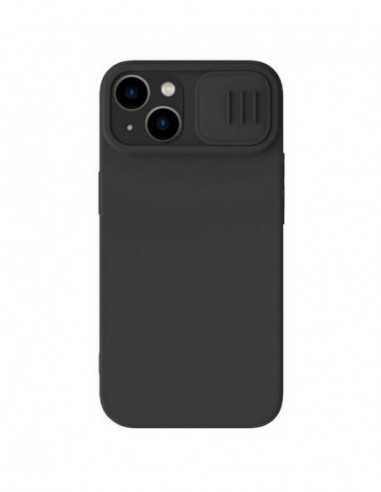 Huse Nillkin Altele Nillkin Apple iPhone 14, CamShield Silky Magnetic Silicone Case, Elegant Black