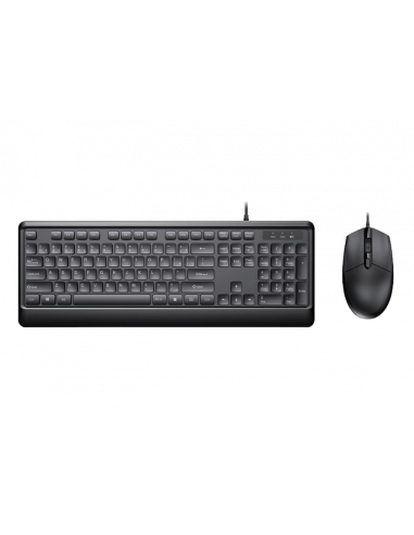 Клавиатуры Sohoo Keyboard amp- Mouse Sohoo KM102, Laser Engraving, Ultra-thin, 1200 dpi, 4 buttons, 1.8m, USB, ENRU, Black