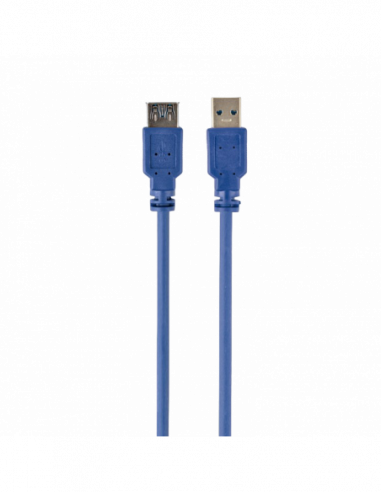 Удлинительный USB-кабель Cable USB 3.0, AM - AF 1.8 m High quality, Cablexpert, CCP-USB3-AMAF-6