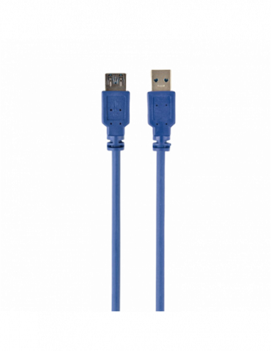 Cablu prelungitor USB Cable USB 3.0, AM - AF 3.0 m High quality, Cablexpert, CCP-USB3-AMAF-10