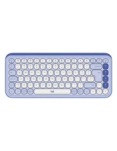 Tastatură Logitech POP ICON, Fără fir, Liliac | White