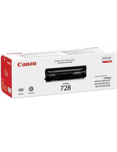 Laser Cartridge Canon 728 B (3500B002), black (2100 pages) for MF44xx/45xx/47xx/48xx serias