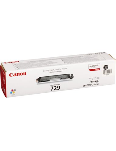 Laser Cartridge Canon 729 B (4370B002), black (1200 pages) for LBP-7010C/7018C