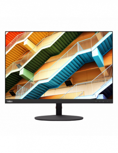 Monitoare LCD 24 inch 25 LENOVO ThinkVision T25D-10, Black,IPS,1920x1200,75Hz,4ms,300cd,DCR3M:1,D-Sub+HDMI+DP+USB,Pivot