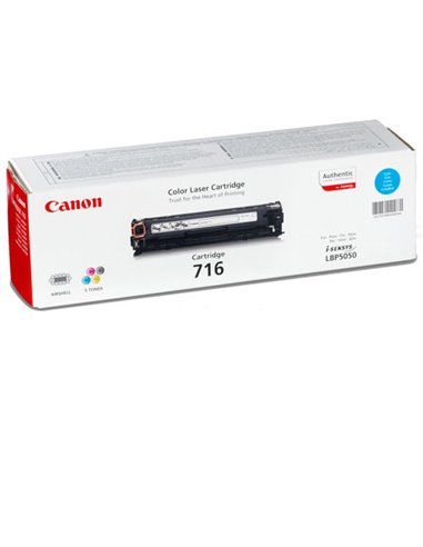 Laser Cartridge Canon 716 C (1979B002), cyan (1500 pages) for LBP-5050/5050N, MF8030Cn/8050Cn/8080Cw