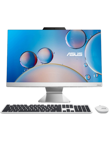 Computer All-in-One ASUS F3402, 23,8", AMD Ryzen 5 7520U, 16GB/512GB, Fără SO, Alb