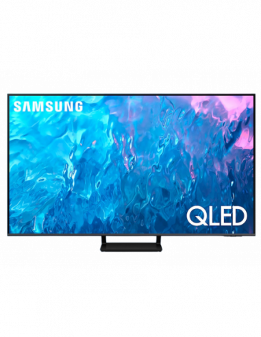 Телевизоры 85 LED SMART TV Samsung QE85Q70CAUXUA, QLED 3840x2160, Tizen OS, Grey