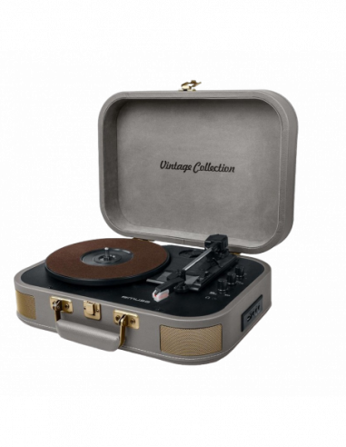 Sisteme audio de vinil Vinyl Turntable MUSE MT-201 BTG, Grey