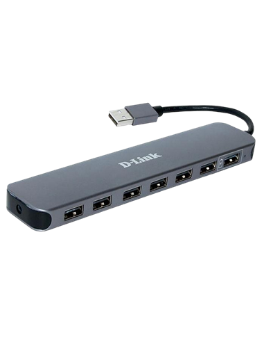 USB-концентратор D-Link DUB-1370/B2A, Серый