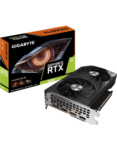 Placă Video Gigabyte GV-N3060GAMING OC-8GD, 8GB GDDR6 128bit 