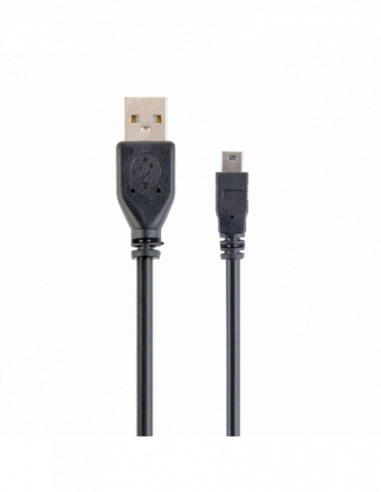 Cablu Micro USB, Mini USB Cable Mini USB2.0, Mini B - AM, 0.3 m, Cablexpert, CCP-USB2-AM5P-1